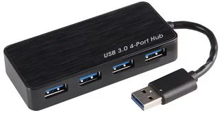 מפצל USB 3.0 אקטיבי עם 4 יציאות
