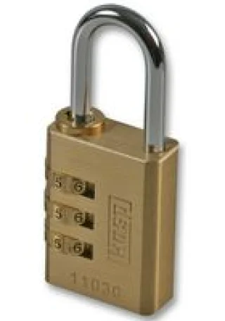 מנעול 3 ספרות (קומבינציה) מקצועי - KASP SECURITY - 30MM