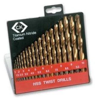 סט מקדחים מקצועי למתכת - 19 יחידות - CK TOOLS T3291