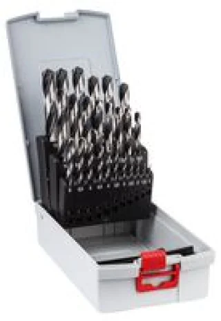סט מקדחים מקצועי למתכת - 25 יחידות - BOSCH HSS-R PROBOX