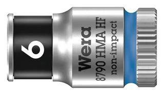 ביט בוקסה 6MM למפתח ''1/4 - WERA ZYKLOP 8790