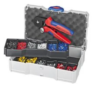 לוחץ ראצ'ט לסופיות עגולות - KNIPEX 97 90 09 - 0.25MM² - 16MM²