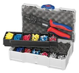 לוחץ לנעלי כבל מבודדות - KNIPEX 97 90 25 - 0.5MM² ~ 6.0MM²