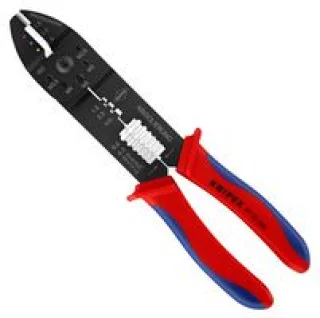לוחץ לנעלי כבל מבודדות - KNIPEX 97 22 240 - 0.5MM² ~ 6.0MM²