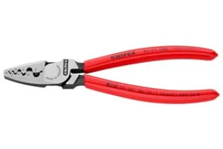 לוחץ לסופיות עגולות - KNIPEX 97 71 180 - 0.25MM² - 16MM²