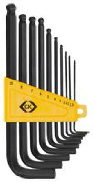 סט מפתחות אלן כדורי מ''מ - CK TOOLS 4443M