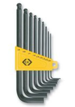 סט מפתחות אלן כדורי אינצ'י - CK TOOLS 4443I