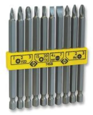 סט ביטים ארוכים מקצועי למברגה - 10 יחידות - CK TOOLS T4525