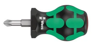מברג בולדוג פיליפס - WERA 350 STUBBY PH2 X 25MM