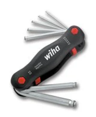אולר מפתחות אלן כדורי - ''פוקט סטאר'' - WIHA 369R P7