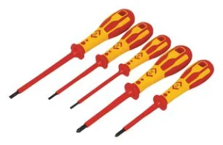 סט מברגים מבודדים (פיליפס+שטוח) - 5 יחידות - CK TOOLS T49182D