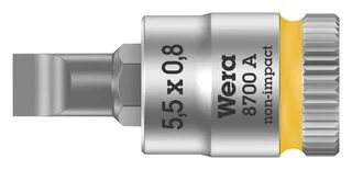 ביט שטוח 5.5MM X 0.8MM למפתח ''1/4 - WERA ZYKLOP 8700