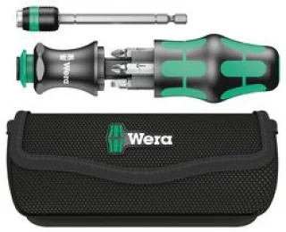 ידית מברג עם מחסנית 6 ביטים - WERA KRAFTFORM KOMPAKT 20