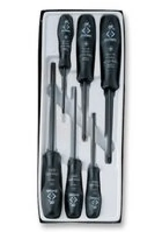 סט מברגים (פוזידרייב+שטוח) - 6 יחידות - CK TOOLS T4741 ESD