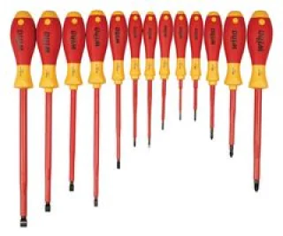 סט מברגים מבודדים (פיליפס+שטוח) - 13 יחידות - WIHA 32094