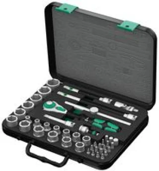 סט מפתח רצ'ט מקצועי ''3/8 - 43 יחידות - WERA 8100 SB 2