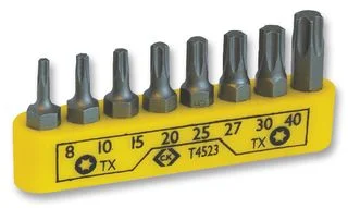 סט ביטים מקצועי למברגה - 8 יחידות - CK TOOLS T4523