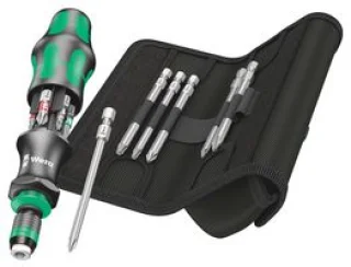 ידית מברג עם מחסנית 6 ביטים - WERA KRAFTFORM KOMPAKT 20 TF2