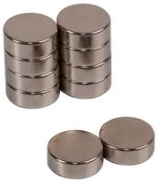 חבילת מטבעות מגנטיים - DURATOOL - 8MM X 3MM