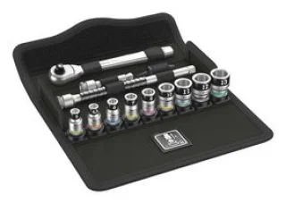 סט מפתח רצ'ט מקצועי ''1/4 - 13 יחידות - WERA 8100 SA 12 HF