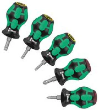 סט מברגים בולדוג - 5 יחידות - WERA STUBBY SET 1