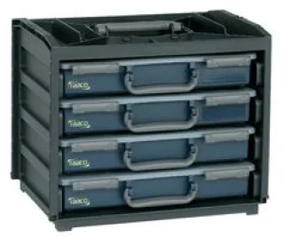 מערכת ניידת לאחסון רכיבים - 376X310X265MM - PRO HANDYBOX