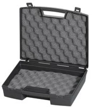 מזוודת אחסון 280X240X76MM - עם ריפוד פנימי - שחורה