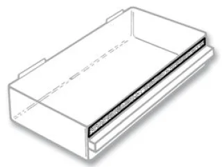 8 תוויות סימון למגירות אחסון - דגם 150-03 - (275X18MM)