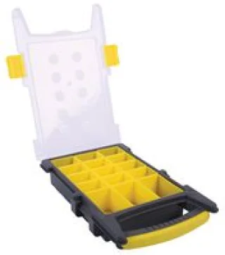 קופסת אחסון לרכיבים עם 15 תאים נשלפים 210X338X62MM