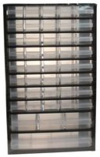 ארונית 44 מגירות לאחסון רכיבים - 510X306X147MM