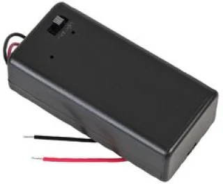 בית לסוללות עם מפסק - MULTICOMP PRO MP000378 - 1X9V