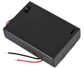 בית לסוללות עם מפסק - MULTICOMP PRO MP000376 - 3XAA