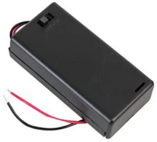 בית לסוללות עם מפסק - MULTICOMP PRO MP000375 - 2XAA