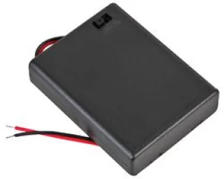 בית לסוללות עם מפסק - MULTICOMP PRO MP000374 - 4XAAA
