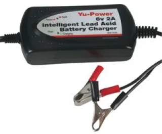 מטען חכם למצברי עופרת - YUASA YPC2A6 - 6V 2A