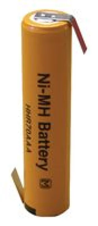 סוללה נטענת עם תגיות הלחמה - AAA - 1.2V 730MAH