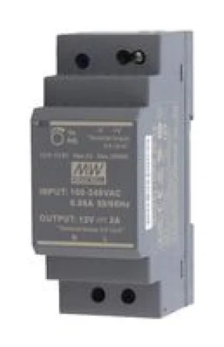 ספק כוח AC/DC לפס דין - 36W - 85V~264V ⇒ 48V / 750MA