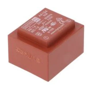 שנאי יצוק למעגל מודפס - 230V ⇒ 9V - 356MA / 3.2VA