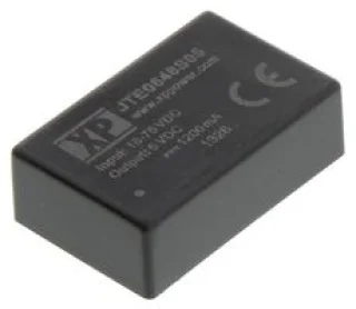 ממיר מתח - 6W , 18VDC ~ 75VDC ⇒ 5VDC , 1200MA