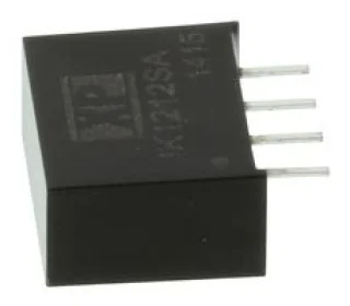 ממיר מתח - 0.25W , 10.8VDC ~ 13.2VDC ⇒ 12VDC , 21MA