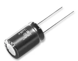 קבל אלקטרוליטי 470µF 35V רדיאלי קוטבי