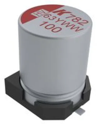 קבל אלקטרוליטי היברידי 220µF 35V - ESR 0.02ohm - SMD