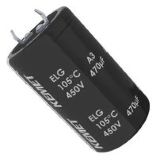קבל אלקטרוליטי 120µF 400V Snap-in