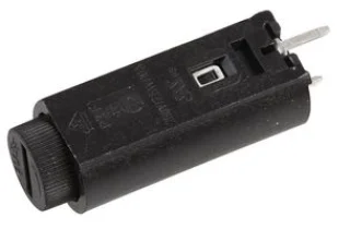 מחזיק נתיך 5mm x 20mm - PCB אנכי