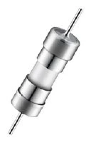 פיוז קרמי למעגל מודפס - 2A - 3.6X10MM - SLOW BLOW