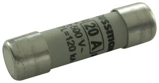 נתיך 20A 500V Class gG/gL - 10mm x 38mm