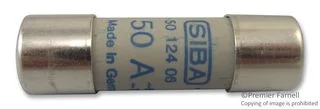 נתיך מוליכים למחצה 50A - Class gR - מהיר מאוד - 14mm x 51mm