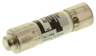 פיוז תעשייתי - FNQ-R-30 - 30A SLOW BLOW 10X38MM