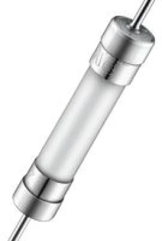 פיוז קרמי למעגל מודפס - 8A - 6.35X32MM - FAST BLOW