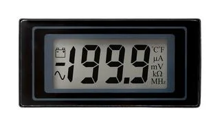 מד תצוגה (פנל מטר) דיגיטלי - 3.5 ספרות - 12.5MM - DC VOLTAGE